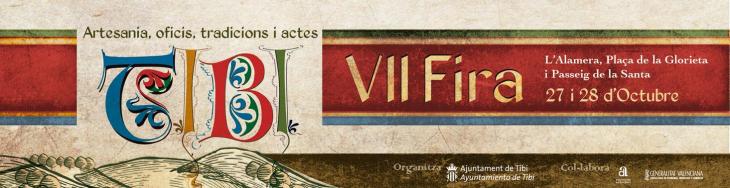 VII Fira Artesania, Oficis, Tradicions i Actes en Tibi. 27 y 28 de Octubre 2012