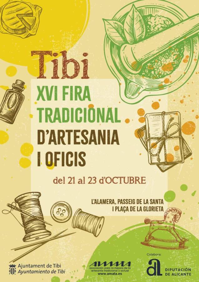 Nueva edición de la Feria Tradicional de Artesanía y Oficios de&nbsp;Tibi